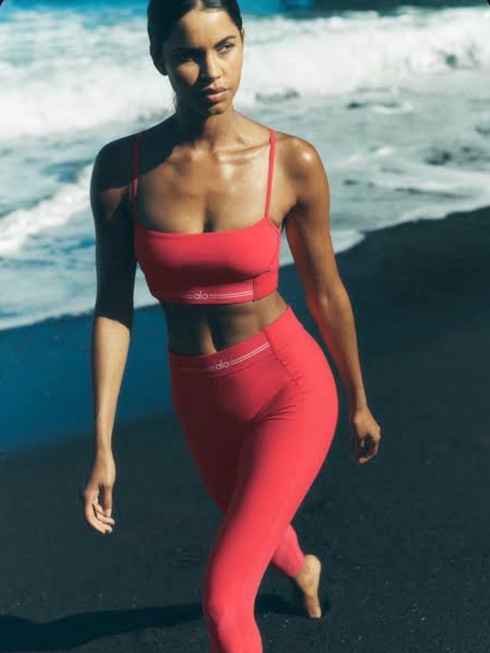 Alo Alosoft Relay Legging Candy Red